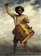 William Morris Hunt The Drummer Boy oil on canvas